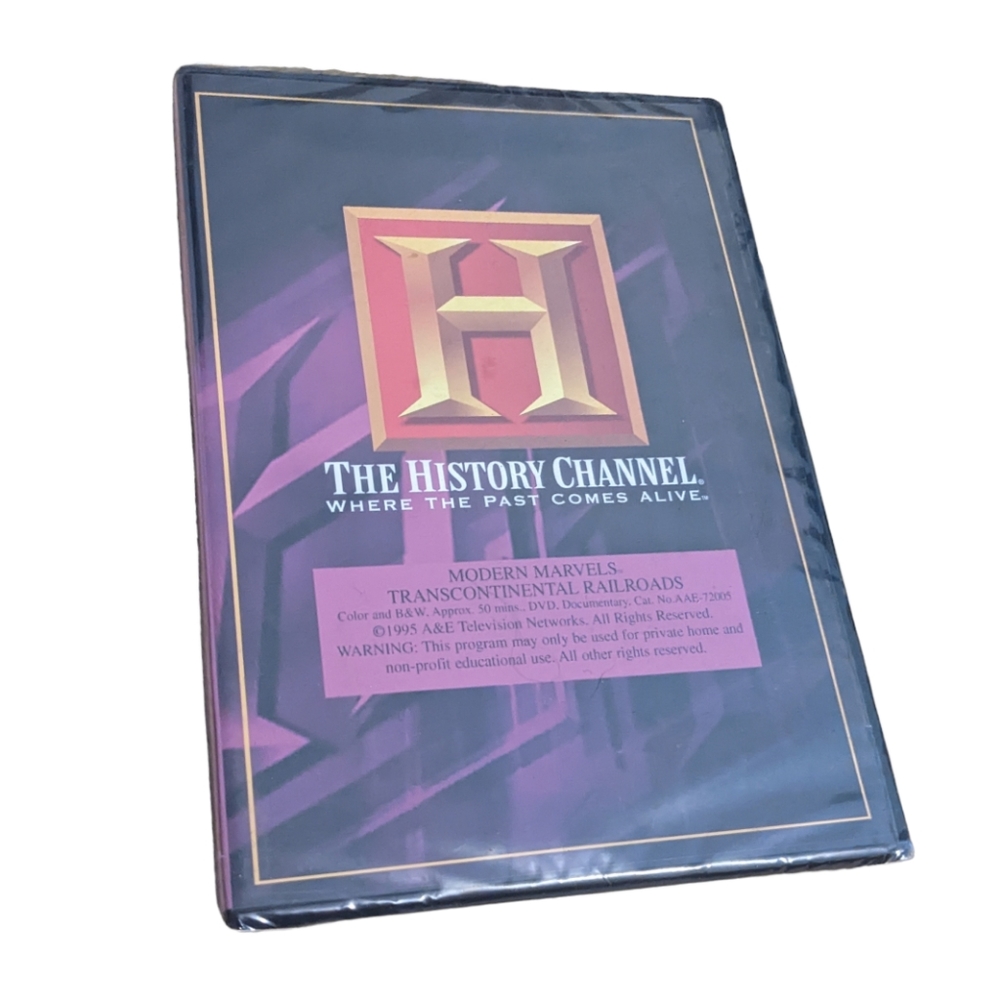 💥🆕 The History Channel Modern Marvels Transcontinental Railroads DVD
